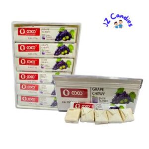 Coco Fruity Chewy Milk Candy GRAPE 30 x 17.5G