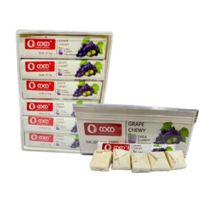 Coco Fruity Chewy Milk Candy GRAPES 30 x 17.5G